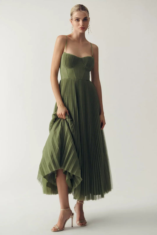 Tule Midi Jurk Dames Elegant - Grace