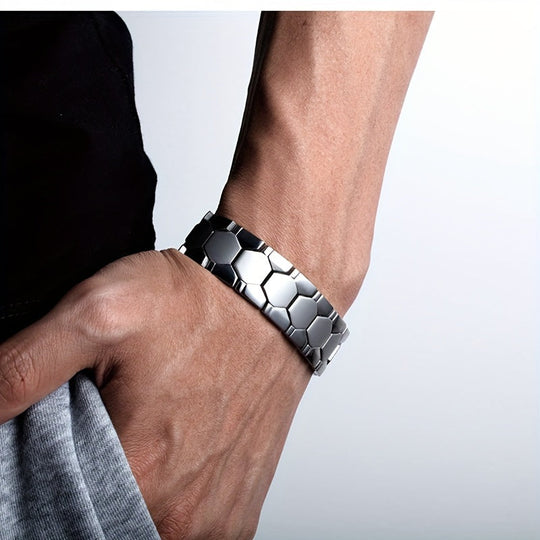 Oliver - Armband Titanium Stijlvol Heren