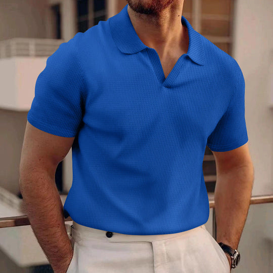 Tomas - Casual Gebreide Polo Heren
