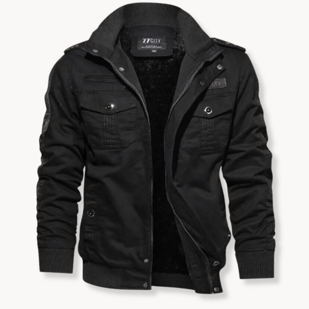 Federico - Casual Teddy Gevoerde Winterjas