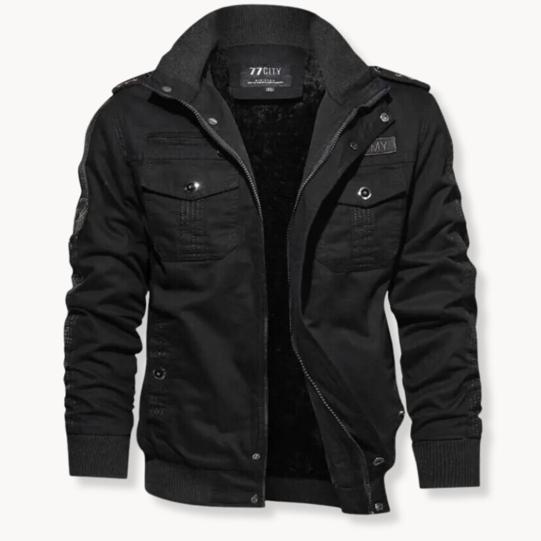 Federico - Casual Teddy Gevoerde Winterjas