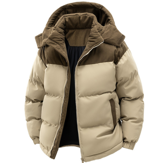 Mason - Klassieke Gewatteerde Corduroy Winterjas
