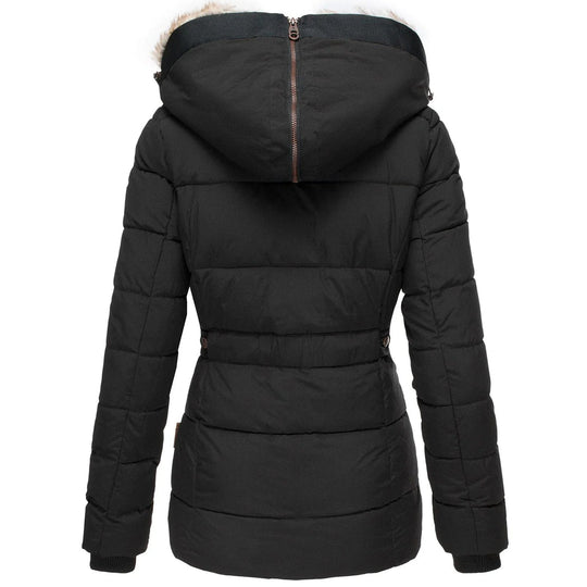 Victoria - Elegante Getailleerde Gewatteerde Jas