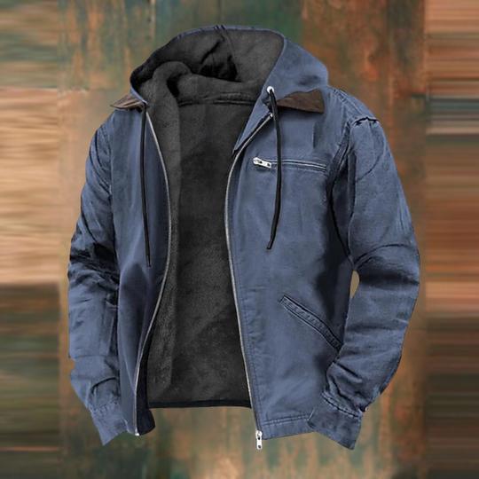 Cole - Stijlvolle Vintage Gevoerde Winterjas