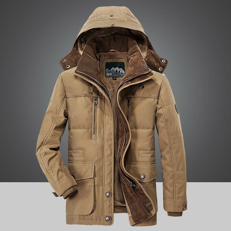 Victor - Stijlvolle Gevoerde Parka Winterjas