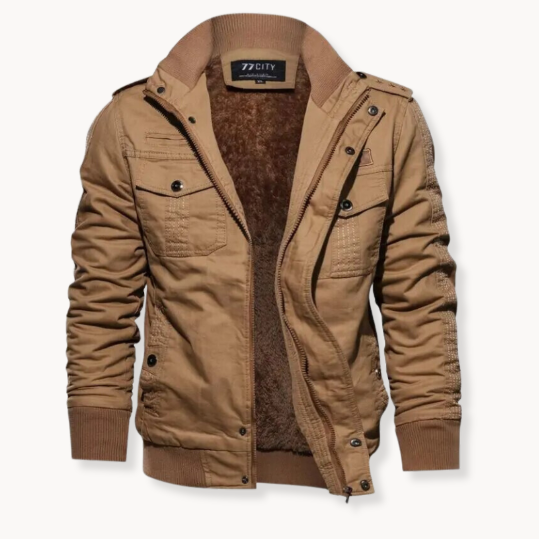Federico - Casual Teddy Gevoerde Winterjas