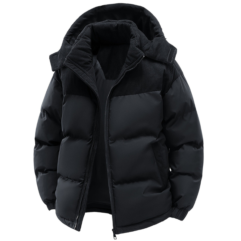 Mason - Klassieke Gewatteerde Corduroy Winterjas
