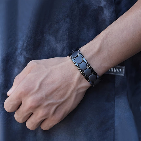 Oliver - Armband Titanium Stijlvol Heren