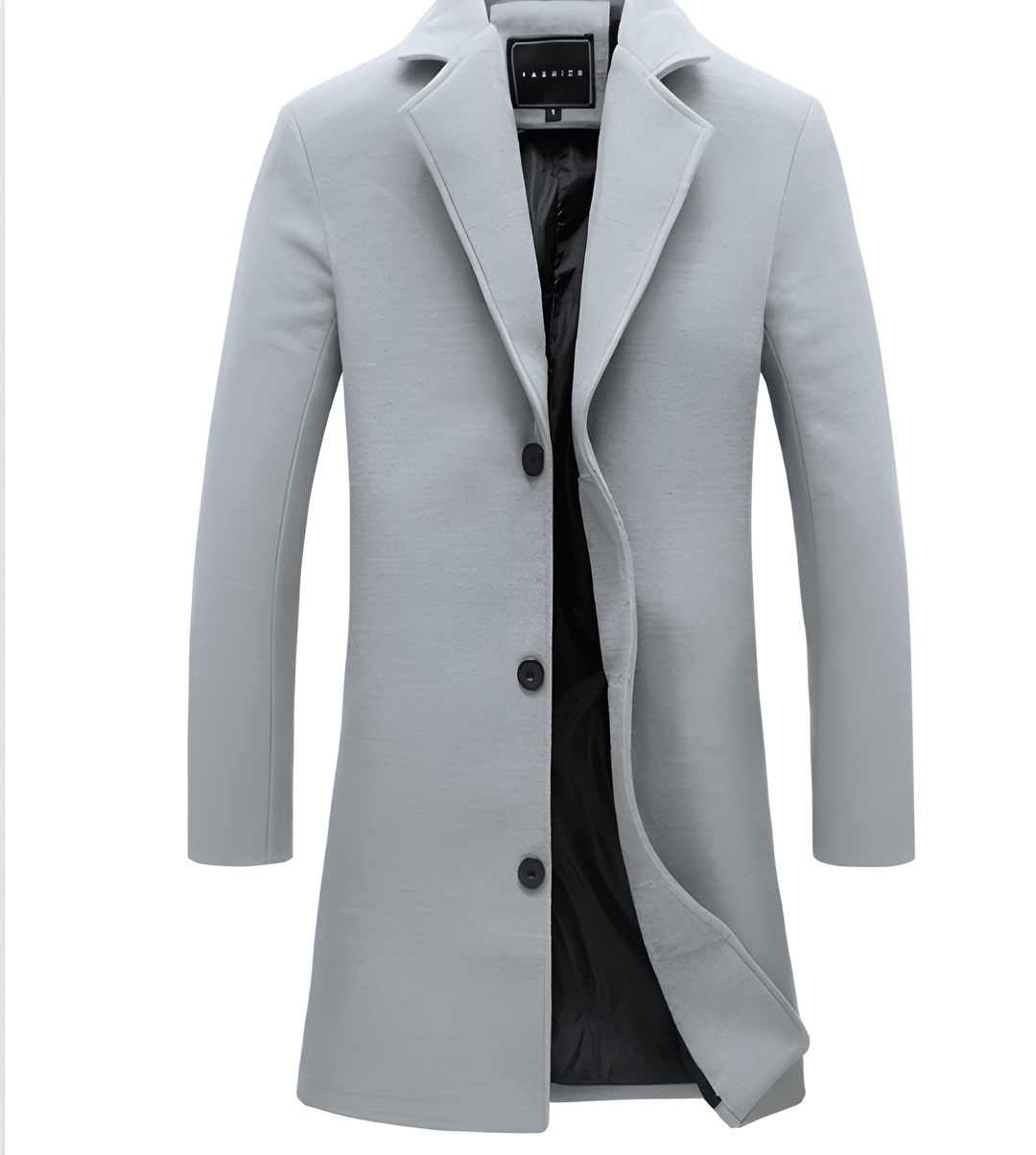 Oliver - Elegante Lange Wollen Winterjas
