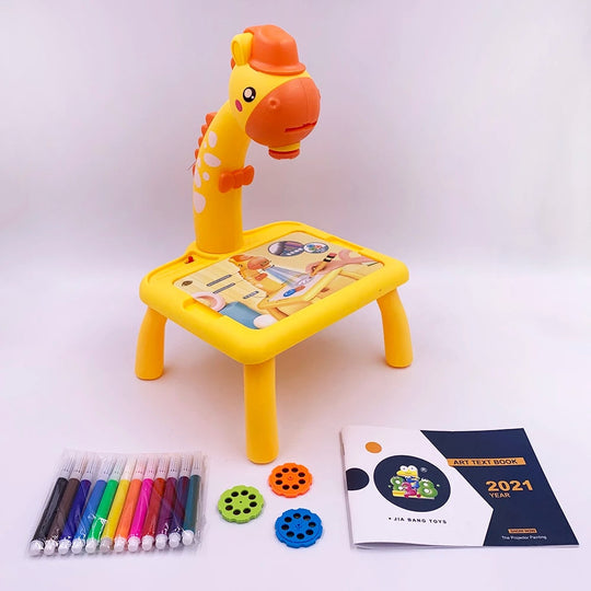 Dino Table™ | Creatief Dinosaurus Tekenbord (Inc. GRATIS 12-delige tekenset t.w.v. €15!)