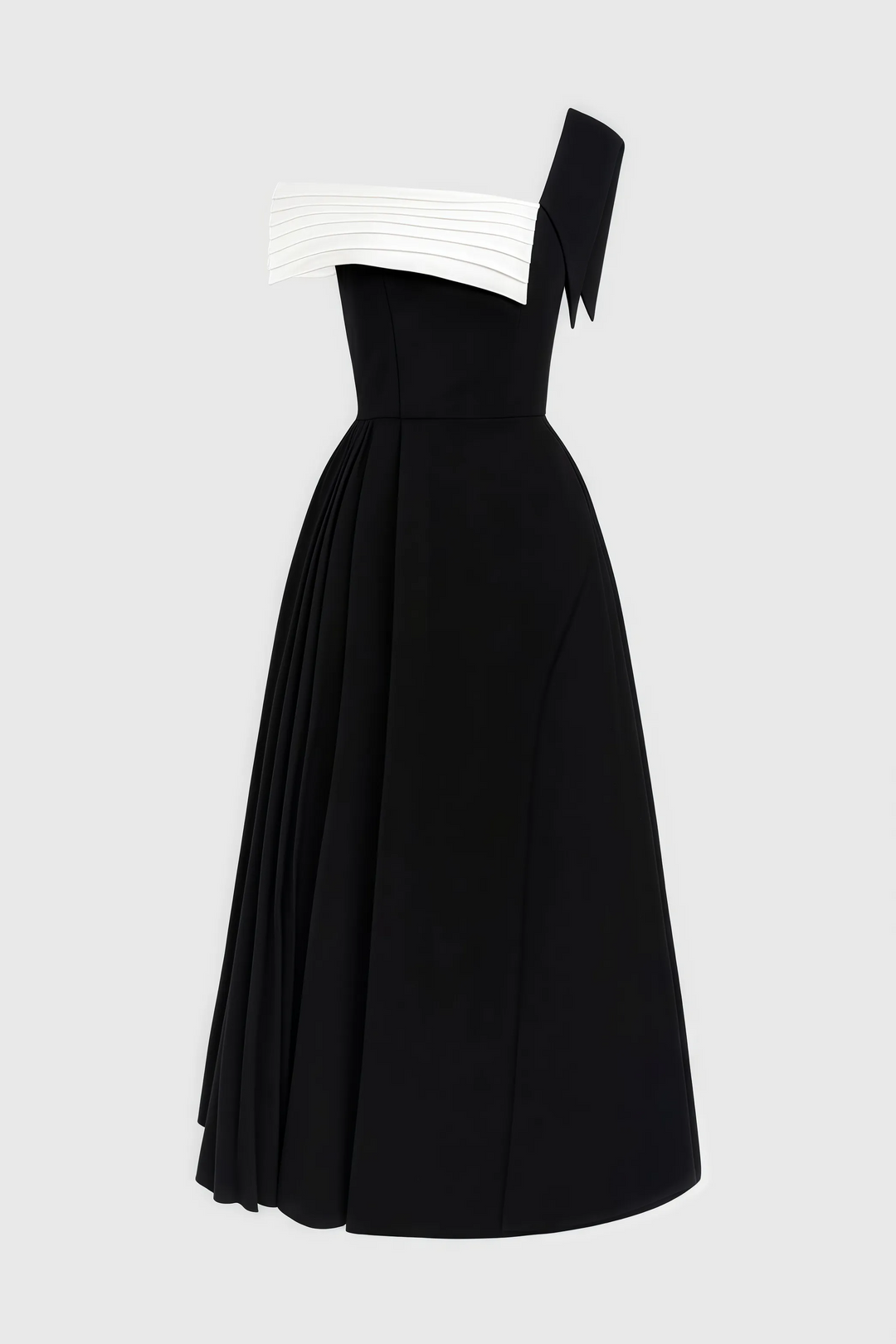 Midi Jurk Dames Elegant One Shoulder - Grace