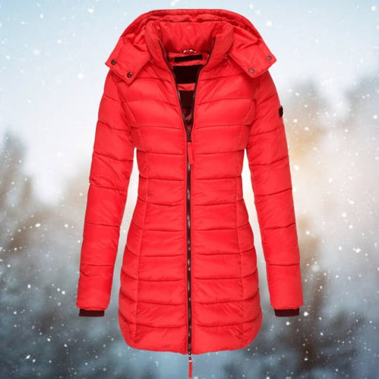 Diane - Stijlvolle Gewatteerde Capuchon Winterjas