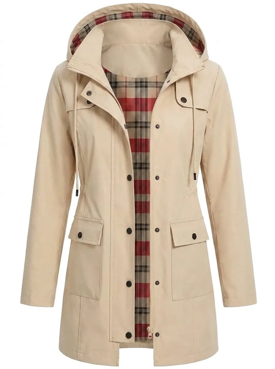 Caroline - Stijlvolle Waterdichte Capuchon Parka