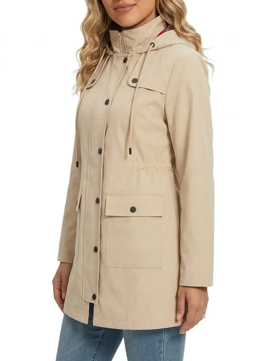 Caroline - Stijlvolle Waterdichte Capuchon Parka