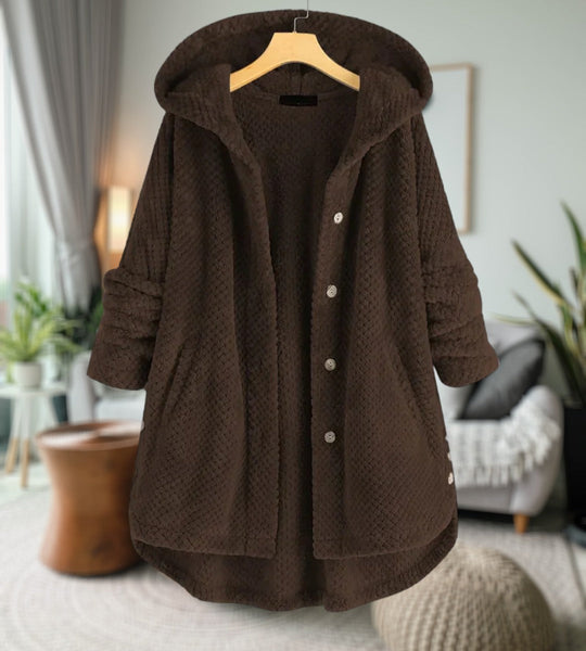 Denise - Comfortabele Oversized Teddy Winterjas