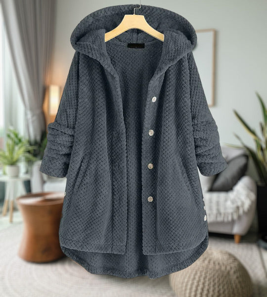 Denise - Comfortabele Oversized Teddy Winterjas