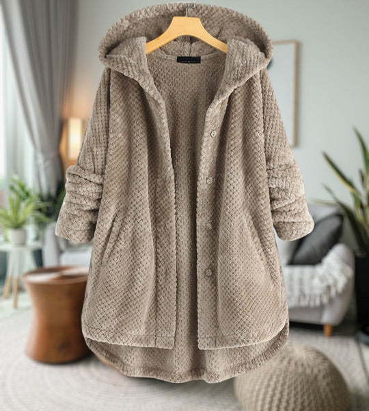 Denise - Comfortabele Oversized Teddy Winterjas