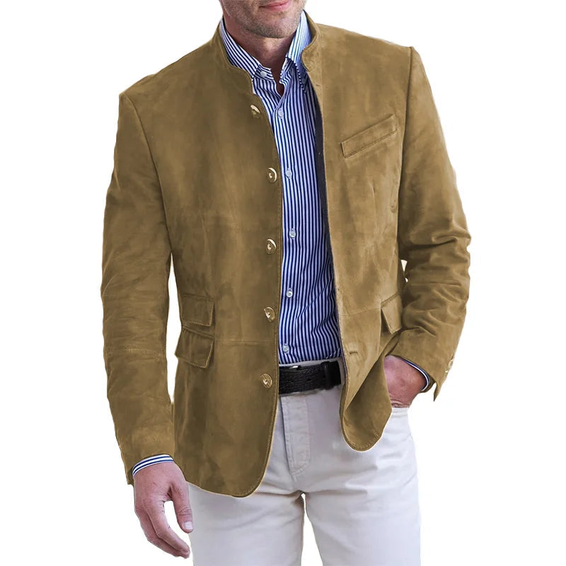 Raffaele | Verfijnde Zachte Suède Blazer
