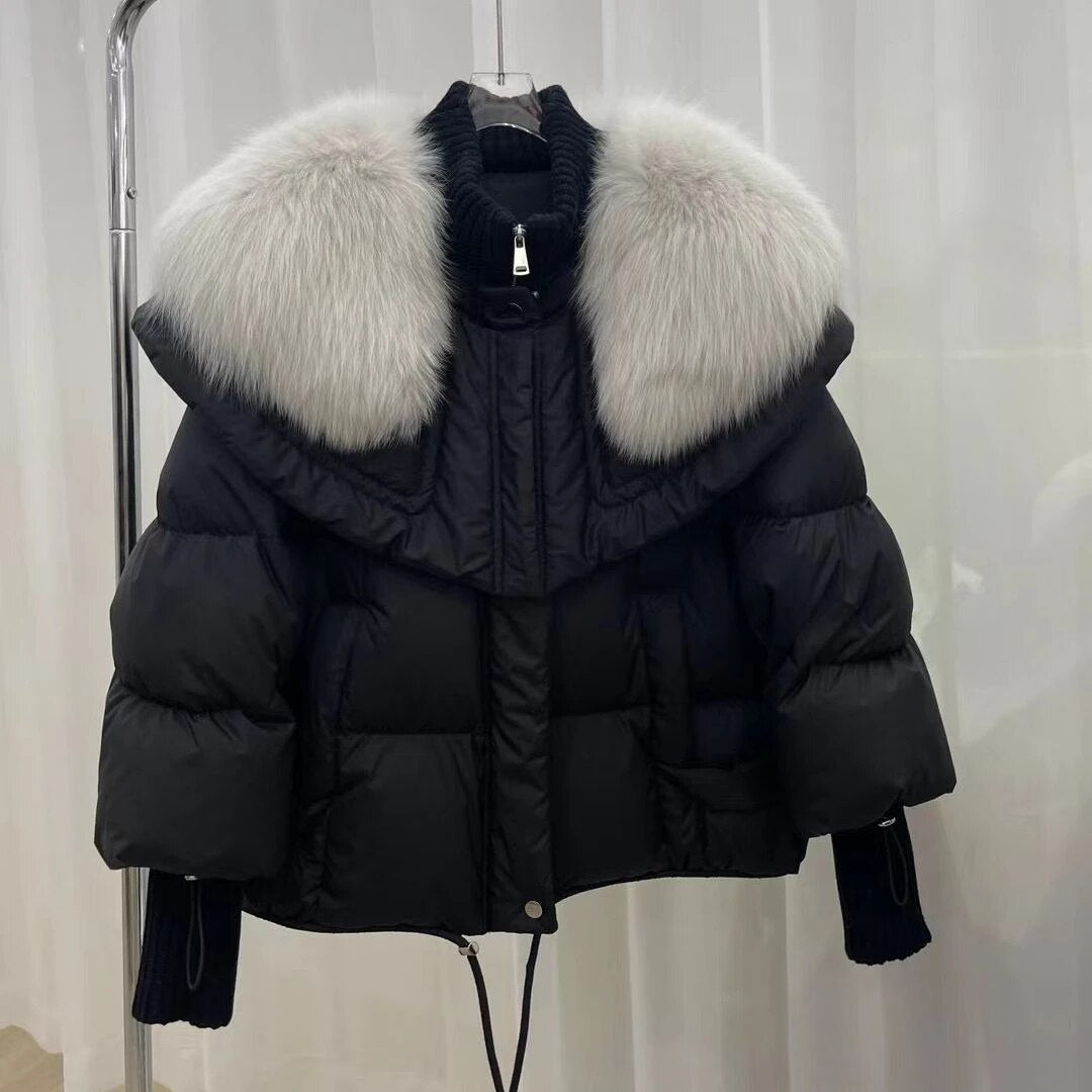 Nadine - Elegante Gewatteerde Winterjas