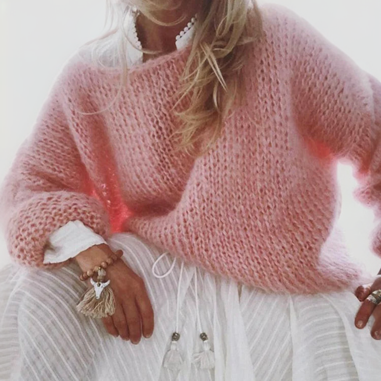 Ingrid - Elegante Oversized Gebreide Trui
