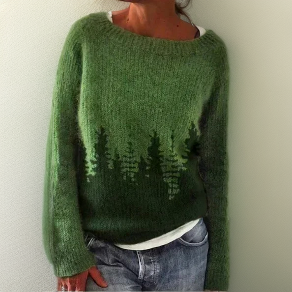 Nadine - Stijlvolle Oversized Grofgebreide Trui