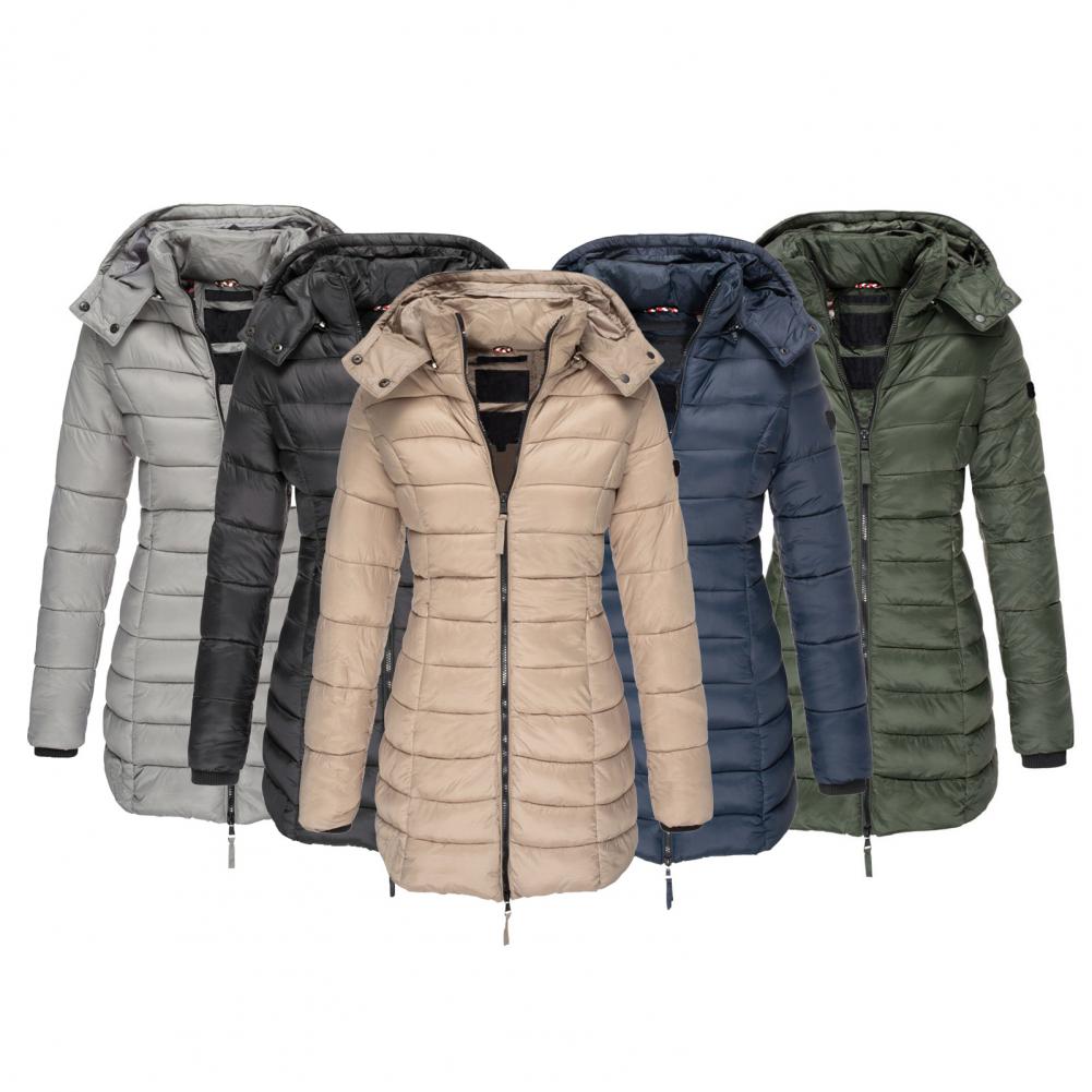Susan - Elegante Lange Gewatteerde Winterjas