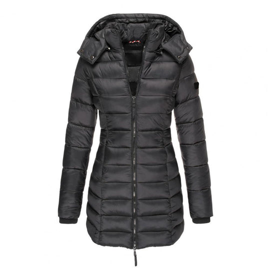 Susan - Elegante Lange Gewatteerde Winterjas
