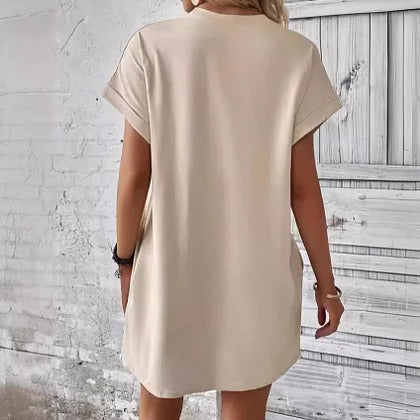 Kim - Casual T-shirtjurk met Print