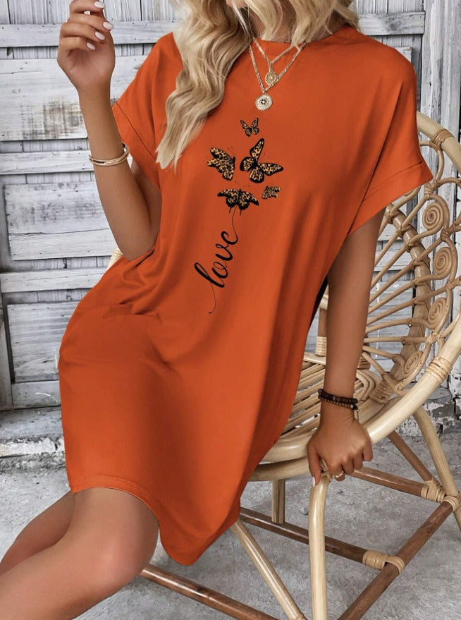 Kim - Casual T-shirtjurk met Print