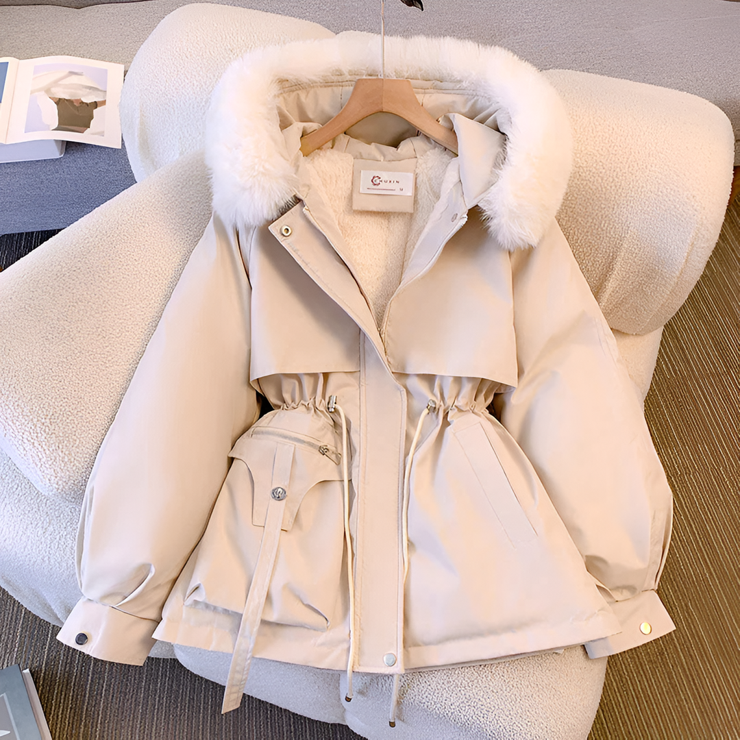 Victoria - Elegante Faux Fur Capuchon Winterjas