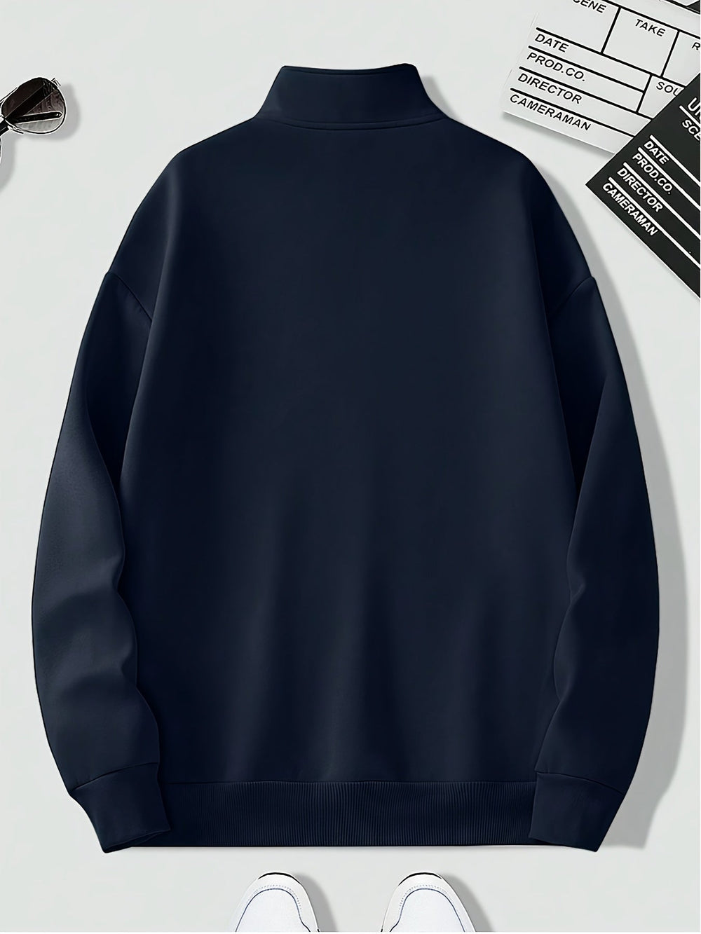 Francesco - Stijlvolle Oversized Kwart Rits Trui