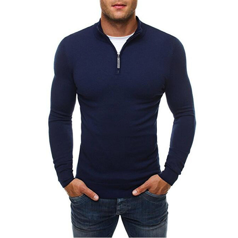 Victor - Elegante Gebreide Rits Coltrui