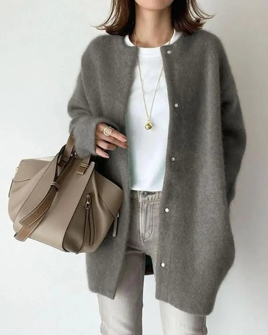 Brigitte - Elegant Lang Wollen Vest