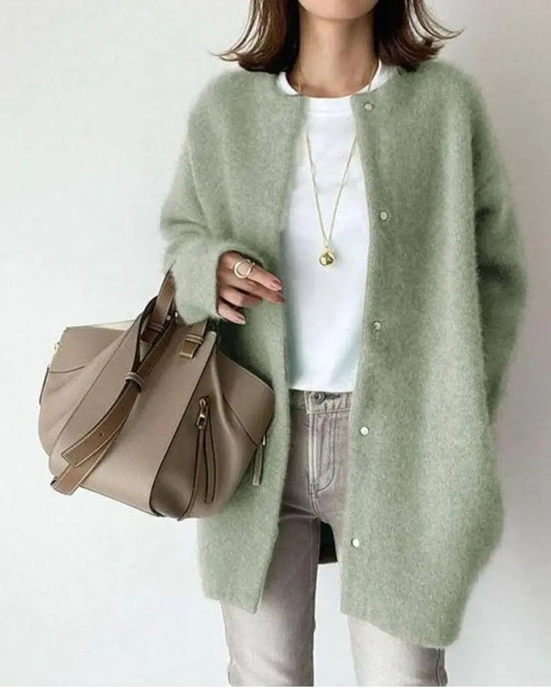 Brigitte - Elegant Lang Wollen Vest