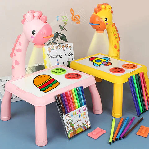 Dino Table™ | Creatief Dinosaurus Tekenbord (Inc. GRATIS 12-delige tekenset t.w.v. €15!)