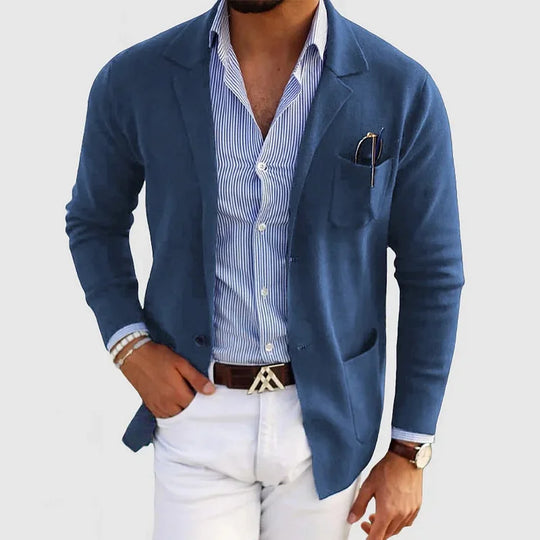 Roberto | Stijlvolle Zachte Slim Fit Blazer