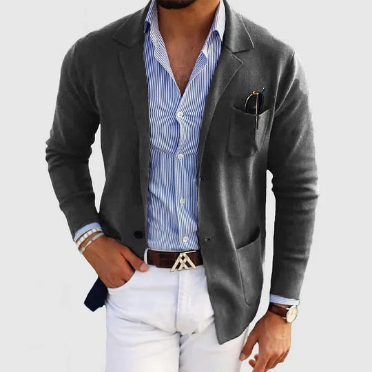 Roberto | Stijlvolle Zachte Slim Fit Blazer