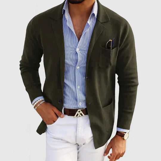 Roberto | Stijlvolle Zachte Slim Fit Blazer