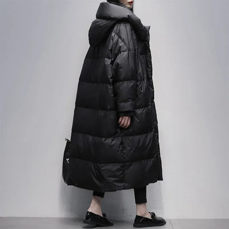 Sylvia - Elegante Oversized Gewatteerde Winterjas