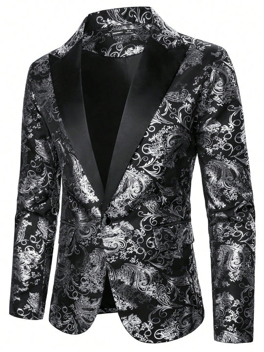 Giulio | Stijlvolle Feestelijke Paisley Blazer