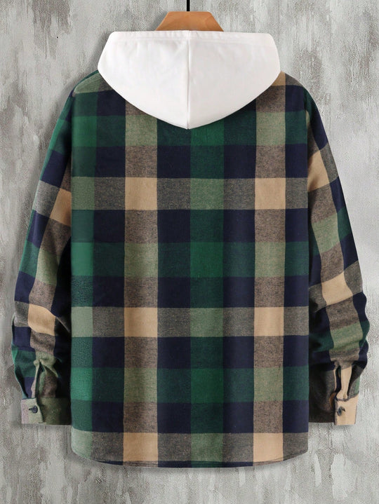 Theo - Stijlvol Oversized Geruit Overhemd