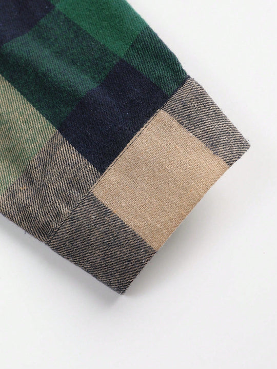 Theo - Stijlvol Oversized Geruit Overhemd