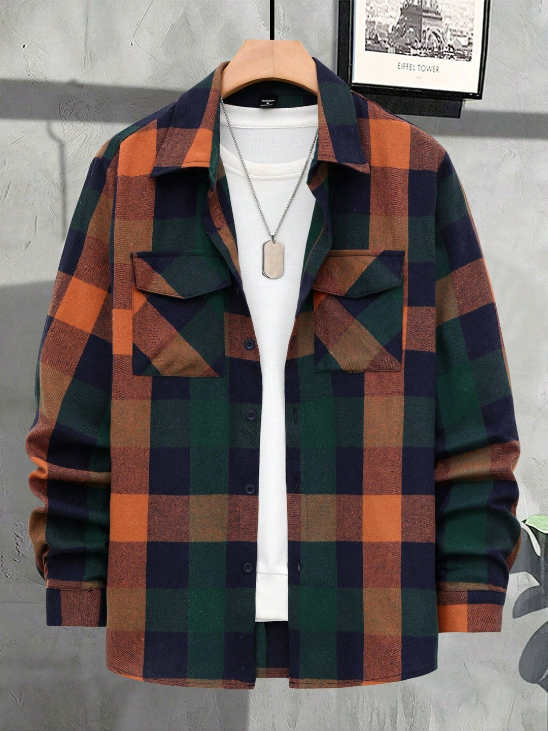 Theo - Stijlvol Oversized Geruit Overhemd