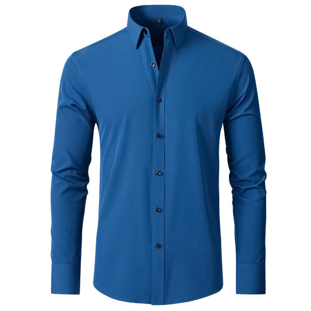 James | Stijlvol Slim Fit Stretch Overhemd
