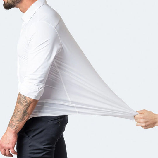 James | Stijlvol Slim Fit Stretch Overhemd