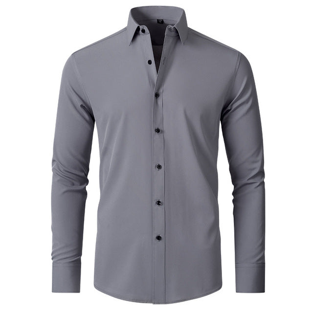 James | Stijlvol Slim Fit Stretch Overhemd
