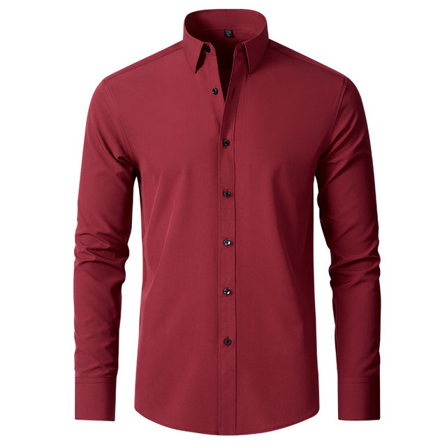 James | Stijlvol Slim Fit Stretch Overhemd