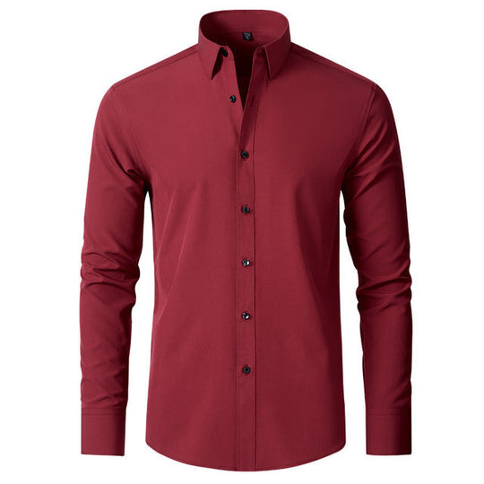 James | Stijlvol Slim Fit Stretch Overhemd