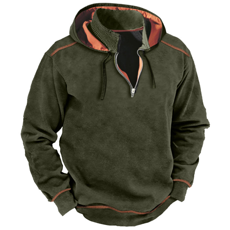 Heren Trui Met Capuchon Thermisch Warm Isolerend