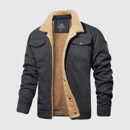 Riccardo | Casual Warme Gevoerde Teddy Jas